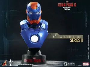 IRON MAN BUSTO 12 CM MK27 DISCO IRON MAN 3 MARVEL COLLECTIBLE BUST HOT TOYS