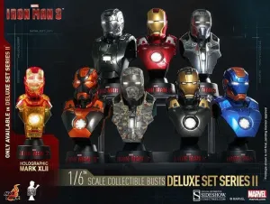 IRON MAN BUSTO 12 CM IRON MAN 3 MARVEL COLLECTIBLE BUST HOT TOYS           
