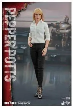 IRON MAN 3 FIGURA 30 CM PEPPER POTTS SIXTH SCALE HOT TOYS                  