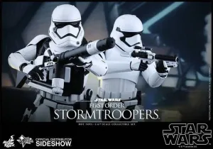 STAR WARS EPISODIO VII SET 2 FIGURAS 30 CM STORMTROOPER FIRST ORDER        