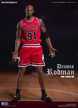 NBA COLLECTION FIGURA REAL MASTERPIECE 1/6 DENNIS RODMAN LIMITED RETRO EDITON 33 CM