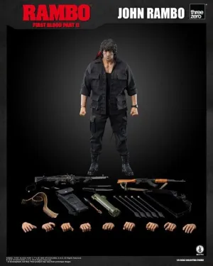 RAMBO: PRIMERA SANGRE II FIGURA 1/6 JOHN RAMBO 30 CM