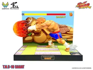 STREET FIGHTER ESTATUA PVC CON SONIDO Y LUZ SAGAT 17 CM