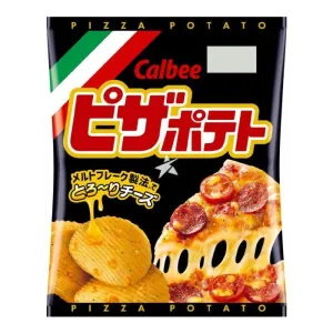 PATATAS CON SABOR A PIZZA CALBEE 66G