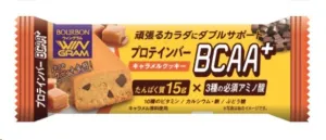 BARRITA DE PROTEÍNAS BCAA+ SABOR A CARAMELO 40G
