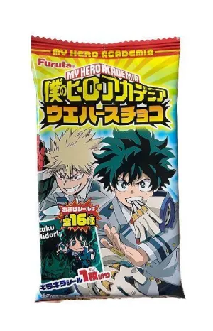 WAFER DE CHOCOLATE EDICIÓN MY HERO ACADEMY 20G