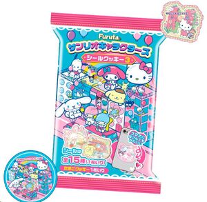 GALLETAS FURUTA EDICIÓN SANRIO CON STICKER