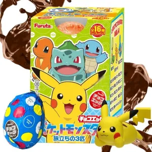 HUEVO DE CHOCOLATE SORPRESA FURUTA POKEMON