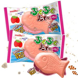 GALLETA TAIYAKI RELLENA DE CREMA DE FRESA 20GR