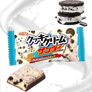 GALLETAS YAOKIN YURAKU THUNDER SABOR COOKIES & CREAM