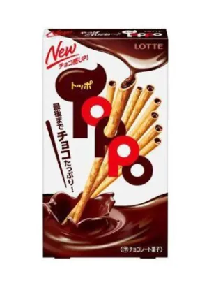PALITOS TOPPO RELLENOS DE CHOCOLATE 72G