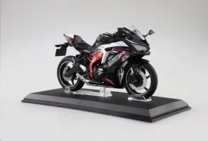 DIECAST BIKE SERIES ESTATUA 1/12 KAWASAKI NINJA ZX-25R METALLIC SPARK BLACK×PEAL FLAT STARDUST WHITE 16 CM