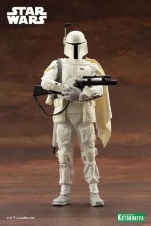 STAR WARS ESTATUA PVC ARTFX+ 1/10 BOBA FETT WHITE ARMOR VER. 18 CM