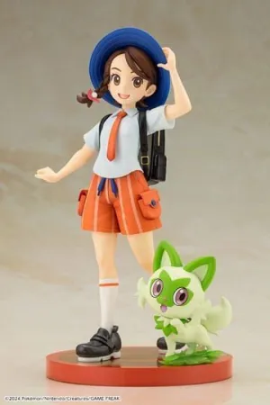 POKÉMON ESTATUA ARTFXJ PVC 1/8 JULIANA & SPRIGATITO 20 CM