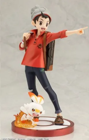 POKÉMON ESTATUA ARTFXJ PVC 1/8 VICTOR & SCORBUNNY 21 CM
