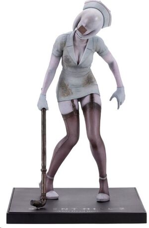 SILENT HILL 2 ESTATUA OSHI WORKS PVC BUBBLE HEAD NURSE 22 CM