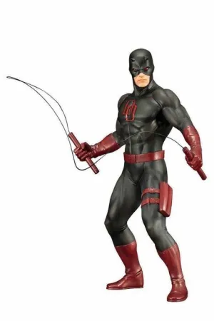 DAREDEVIL TRAJE NEGRO ESTATUA 18.5 CM THE DEFENDERS SERIES MARVEL ART FX+  