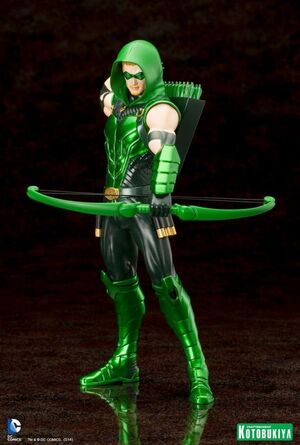 GREEN ARROW ESTATUA 16 CM NEW 52 DC COMICS ARTFX                           