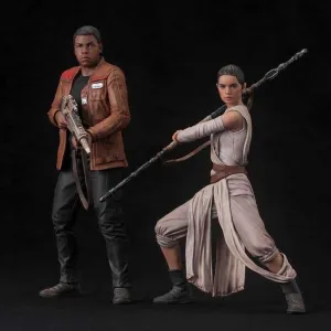STAR WARS EP VII THE FORCE AWAKENS PACK 2 FIGURAS 15 Y 18 CM REY & FINN    
