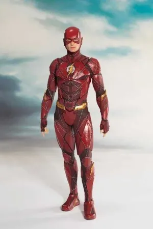LIGA DE JUSTICIA ESTATUA 18.5 CM THE FLASH MOVIE ART FX+                   