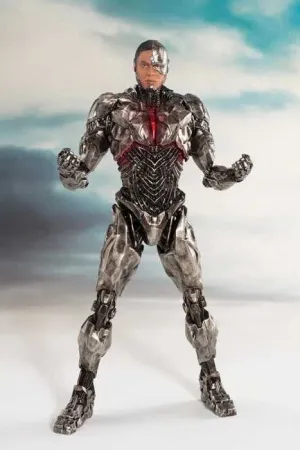 LIGA DE JUSTICIA ESTATUA 19.5 CM CYBORG MOVIE ART FX+                      