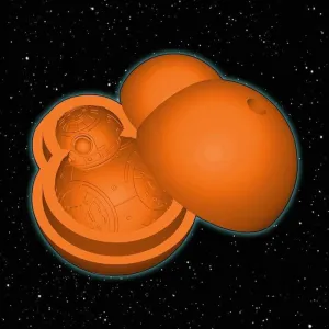 STAR WARS EPISODIO VII FORMA DE SILICONA BB-8                              
