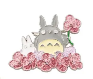 MI VECINO TOTORO TOTORO GRANDE & TOTORO PEQUEÑO BROCHE DE METAL 3 CM