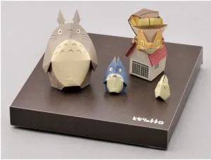 MI VECINO TOTORO SET 4 FIGURAS BRICOLAGE ORIGAMI 20,5 X 20,5 CM
