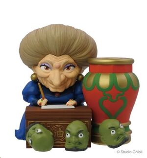 EL VIAJE DE CHIHIRO PORTALAPICES YUBABA 7,5 X 8 X7,5 CM