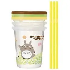 MI VECINO TOTORO 3 VASOS CON PAJITA TOTOROS