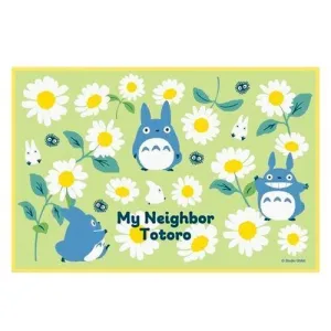 MI VECINO TOTORO ALFOMBRA PICNIC 90X60 CM TOTORO AZUL MARGARITAS