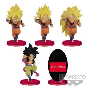 DRAGON BALL Z DOKKAN BATTLE FIG 7CM WCF CHIBI VOL.1                        