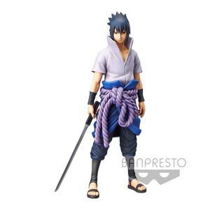 NARUTO ESTATUA PVC 27CM GRANDISTA NERO UCHIHA SASUKE                       