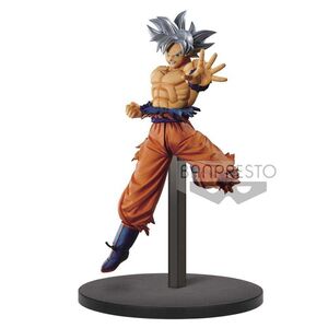 DRAGON BALL SUPER ESTATUA 16CM CHOSENSHIRETSUDEN SON GOKU ULTRA INSTINCT   