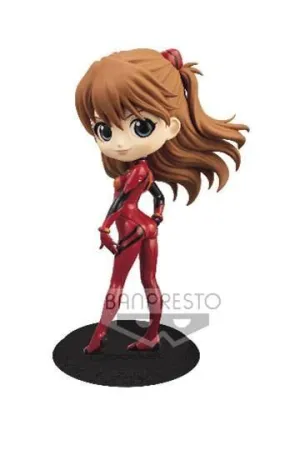 EVANGELION: 3.0+1.0 MINIFIGURA Q POSKET ASUKA LANGLEY SHIKINAMI PLUGSUIT STYLE VER. A 14 CM