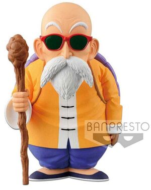 DRAGON BALL ESTATUA 15CM ORIGINAL FIGURE COLLECTION MASTER ROSHI           