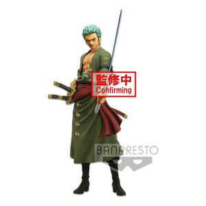 ONE PIECE ESTATUA PVC GRANDISTA NERO RORONOA ZORO 28 CM