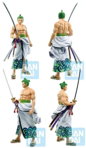 ONE PIECE ESTATUA 20CM ICHIBANCHO ZOROJURO Y ENMA                          