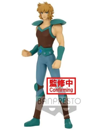 CABALLEROS DEL ZODIACO SAINT SEIYA ESTATUA PVC COSMO MEMOIR LEO AIOLIA 18 CM