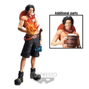 ONE PIECE ESTATUA PVC GRANDISTA THE GRANDLINE MEN PORTGAS D.ACE 28CM       