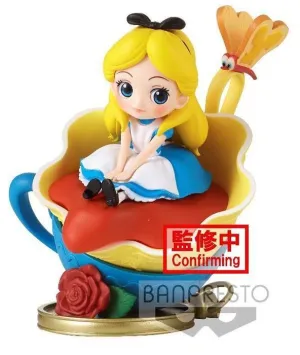 ALICIA EN EL PAIS DE LAS MARAVILLAS MINIFIGURA Q POSKET STORIES DISNEY CHARACTERS ALICIA VER. A 14 CM