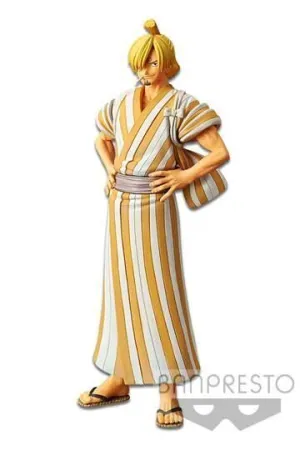 ONE PIECE ESTATUA PVC 17 CM  DXF GRANDLINE MEN SANJI (WANO KUNI)