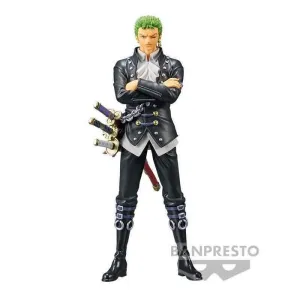 ONE PIECE FIGURA 17 CM RORONOA ZORO DFX THE GRANDLINE MEN