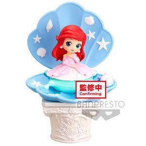 DISNEY FIG 12 CM Q POSKET ARIEL PINK DRESS STYLE CHARACTERS