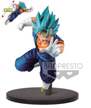 DRAGON BALL SUPER ESTATUA PVC 19CM CHOSENSHIRETSUDEN S.S. GOD S.S. VEGITO  