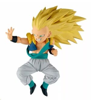 DRAGON BALL Z MATCH FIGURA MAKERS SUPER SAIYAN 3 GOTENKS (VS MAJIN BUU) 11 CM