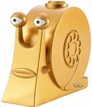 ONE PIECE SOFVIMATES FIGURA GOLDEN DEN DEN MUSHI 9 CM