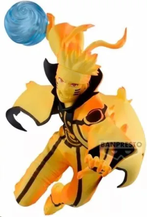 NARUTO SHIPPUDEN FIGURA NARUTO UZUMAKI MODO KYUBI RASENGAN 17 CM