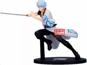 GINTAMA VIBRATION STARS FIGURA GINTOKI SAKATA 20TH ANNIVERSARY VER. 17 CM
