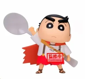 SHINCHAN CRAYON FIGURA THE MOVIE SUPER HOT! SPICY KASUKABE DANCERS KASUKABE BOUEITAI 11 CM